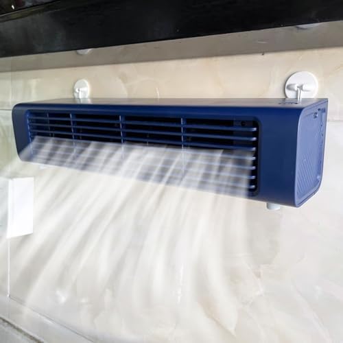  Ventilateur Portable Sans Fil, Pas De Fenêtre Requise.Réglages à 3 Vitesses Et Longs Conduits Pour Chambre à Coucher, Refroidissement De Bureau.Fonctionnement Silencieux, Télécommande, Conception Sans