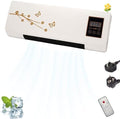  Ventilateur De Chauffage Et De Refroidissement Mural; Ventilateur De Chauffage Et De Refroidissement Portable., Ultra-Calme 25dB Énergie Efficace AC Pour Bureau De Chambre à Coucher, Aucune Installati