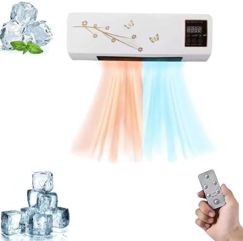 GENERIC Ventilateur Mural Et Ventilateur De Refroidissement, 16-30 ° C, écran Distant Et Numérique, Flux D'air Oscillant Pour Usage Domestique