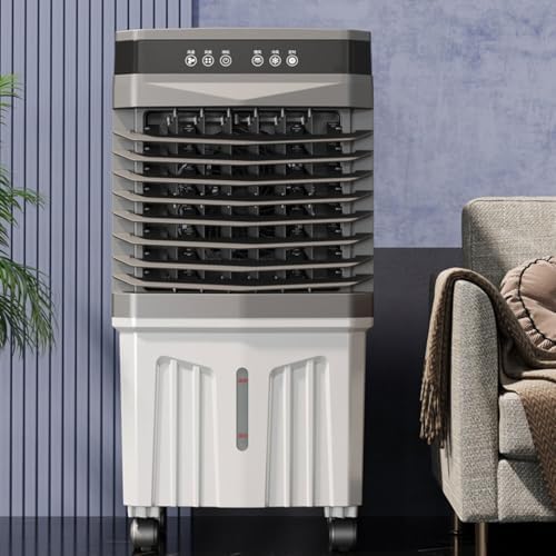 GENERIC Refroidisseur Oscillant à 120°, 3 En 1 Adaptateur D'air Avec Télécommande, Minuterie 12H, Ventilateur à Courant Alternatif Portable Ultra Silencieux Pour Le Patio De La Chambre Ga, Aucun Tuyau Nécessa
