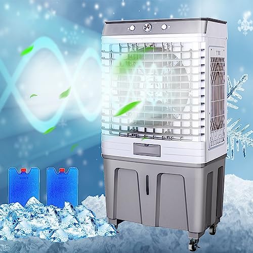 GENERIC Ventilateur Industriel De Refroidisseur D'air évaporatif 80L 80L Avec Oscillation Pour L'unité Mobile De Refroidissement De Zone Large Pour L'usine De Bureau D'atelier