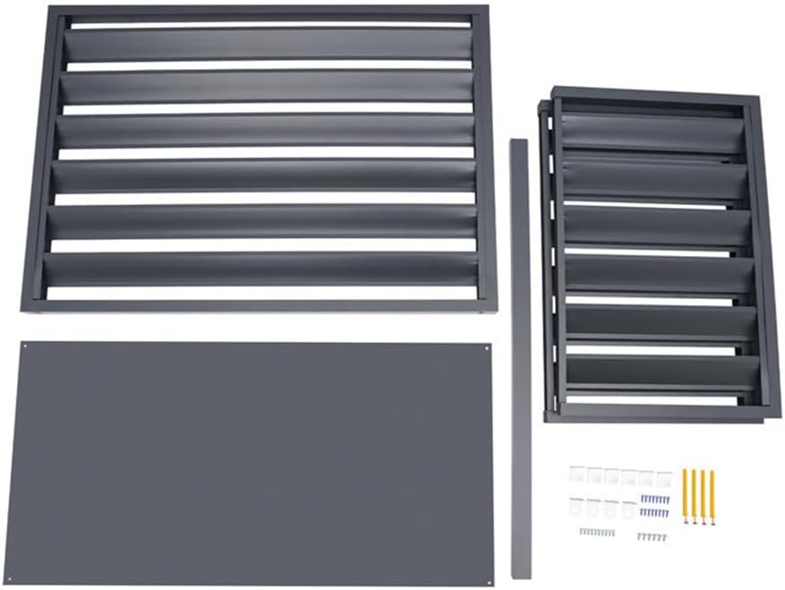  Housse De Protection Pour Condenseur De Climatiseur Extérieur - En Aluminium Durable, Résistante Aux Intempéries, Pour Climatiseurs Split, Compatible Avec Les Unités Exté