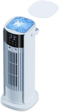 GENERIC Refroidisseur D'air Portable De Climatisation De Refroidisseur D'air évaporatif Avec 180°Auto Oscillation 3 Vitesses à Distance 10H Minuteur 3-en-1 Ventilateur De Refroidissement D'air Avec Télécomman