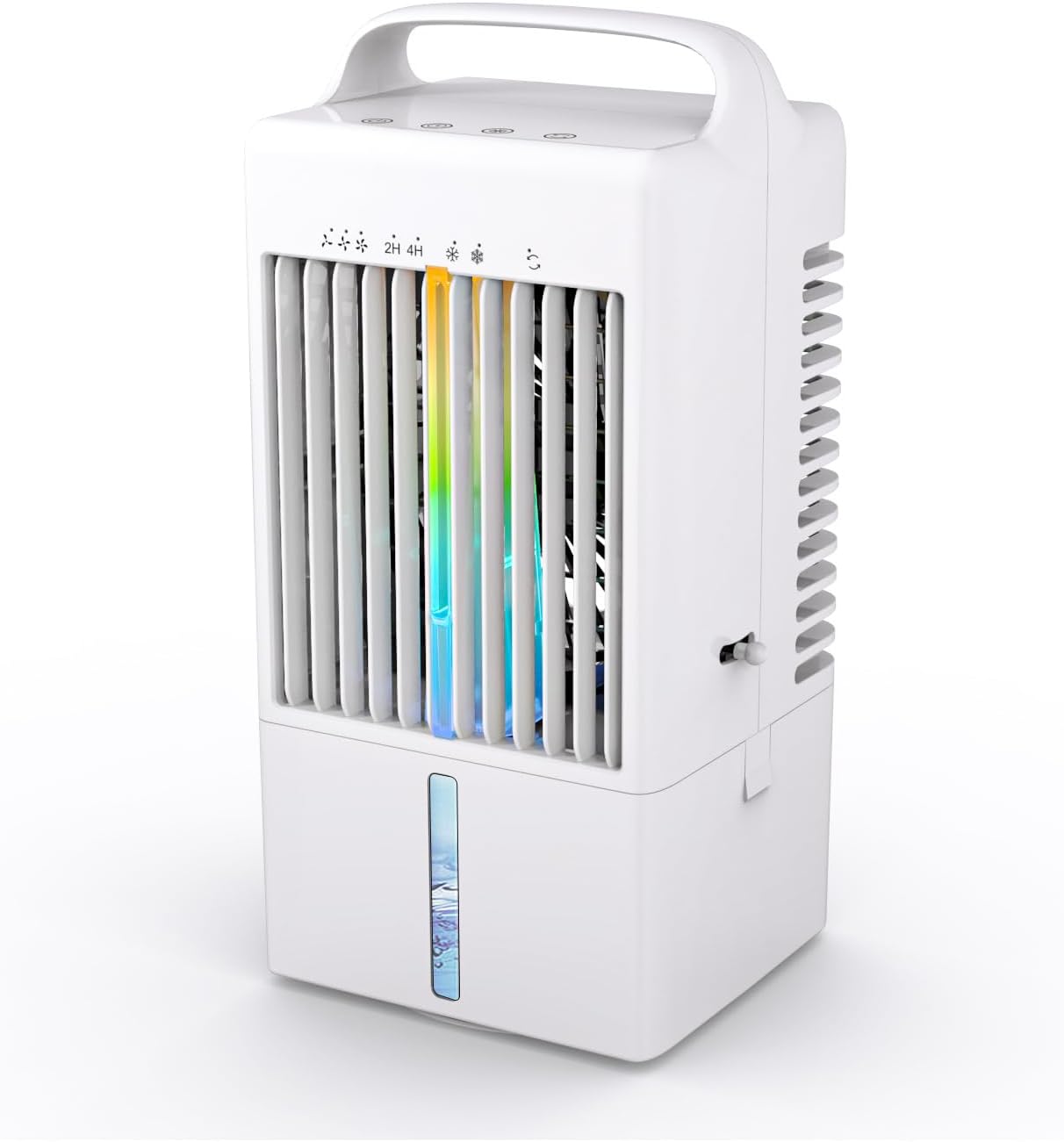 GENERIC Climatiseur Portable Personnel 3in1 Avec Réservoir De 900ml, 70 ° Pivotant, Murmure Et Minuterie, Refroidisseur D'air Compact Pour Le Bureau Home Travel