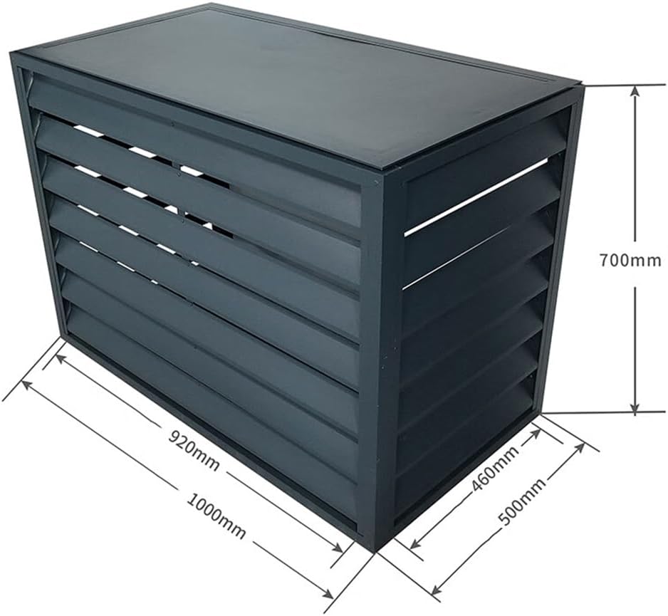  Housse De Protection Pour Condenseur De Climatiseur Extérieur - En Aluminium Durable, Résistante Aux Intempéries, Pour Climatiseurs Split, Compatible Avec Les Unités Exté