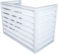 GENERIC Housse Décorative Pour Climatiseur Pour Mini Unités Séparées – Écran De Protection Extérieur Pour Dissimuler Les Unités – Élégant Bouclier AC Résistant Aux Intempéries Pour Une Utilisation Dans Le