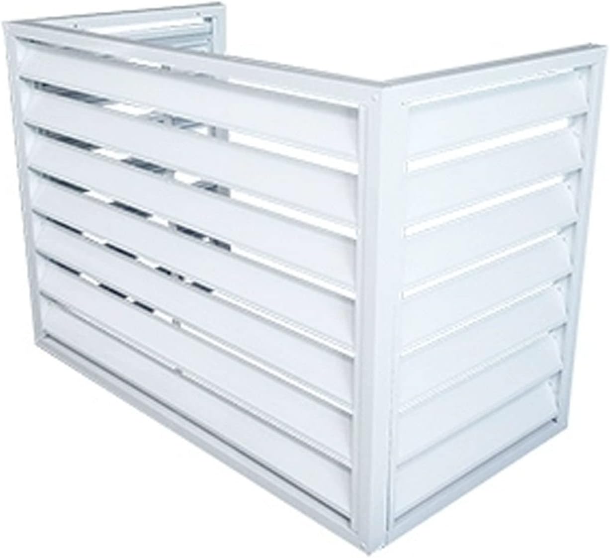 GENERIC Housse Décorative Pour Climatiseur Pour Mini Unités Séparées – Écran De Protection Extérieur Pour Dissimuler Les Unités – Élégant Bouclier AC Résistant Aux Intempéries Pour Une Utilisation Dans Le