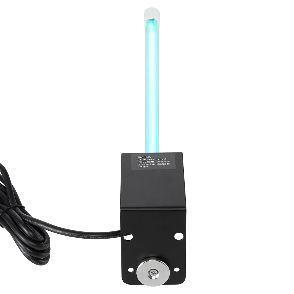  VEVOR Purificateur D'Air Conduit CVC 18 W Épurateur D'Air De Conduit De Climatisation Avec Aimant, Ampoule UV 356 Mm, Longueur D'Onde 254 Nm, Lumière UV UVC, Purification Puissante, Pour Climatiseur