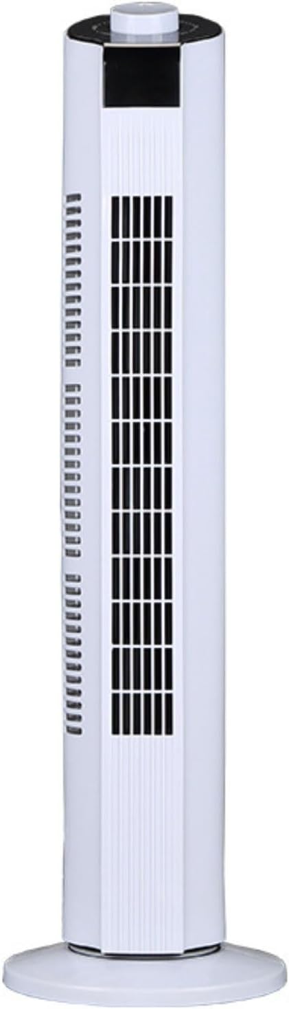 GENERIC Ventilateur De Tour Silencieuse, Circulateur D'air Sans Lame à 3 Vitesses Avec 60 Oscillations, Minuterie 12H, Affichage LED, Refroidisseur électrique Portable Pour Bureau De Chambre, Conception D'éco