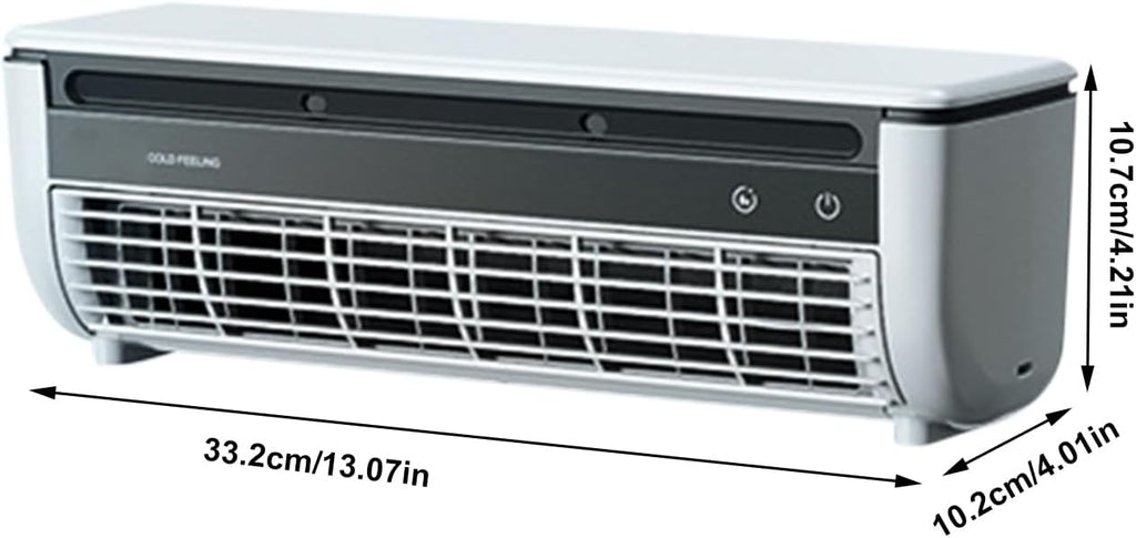  Ventilateur Rafraîchissant D'Air Conditionné, Ventilateur D'Air Frais Pour Chambre, Rafraîchisseur D'Air Charge Sans Fil Trois Vitesses Pour Maison Bureau Voyage Camping Salle De Bain Intérieur Extéri