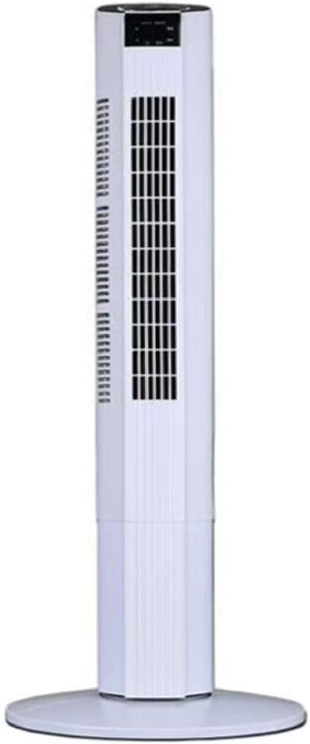 GENERIC Ventilateur De Tour Puissant Avec Télécommande, Refroidisseur D'air à Moteur à 3 Vitesses DC, Ventilateur De Refroidissement Portable Oscillant à 60 °, Minuterie 12H Pour La Salle De Bureau à Chambre