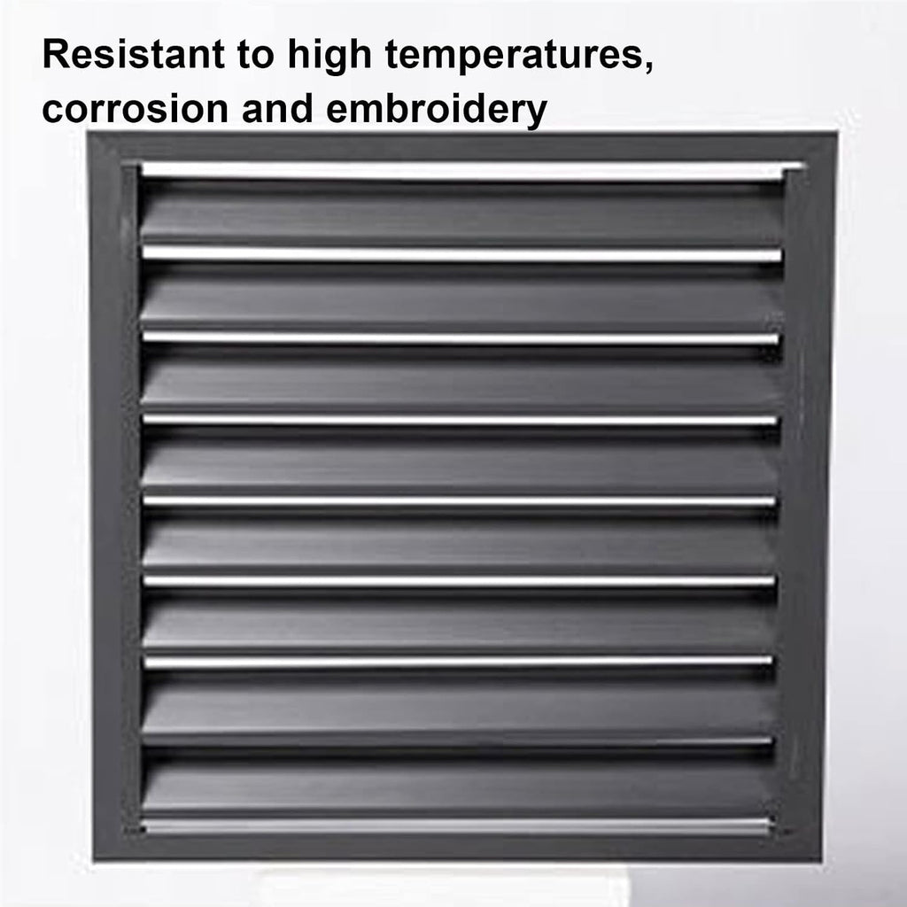 GENERIC Housse Marron Pour Climatiseur – Clôture En Alliage D'aluminium Pour Unité De Fenêtre AC Intérieur/extérieur, Protection Contre La Pluie, Solution élégante D'intimité Pour La Maison Et La Terrasse