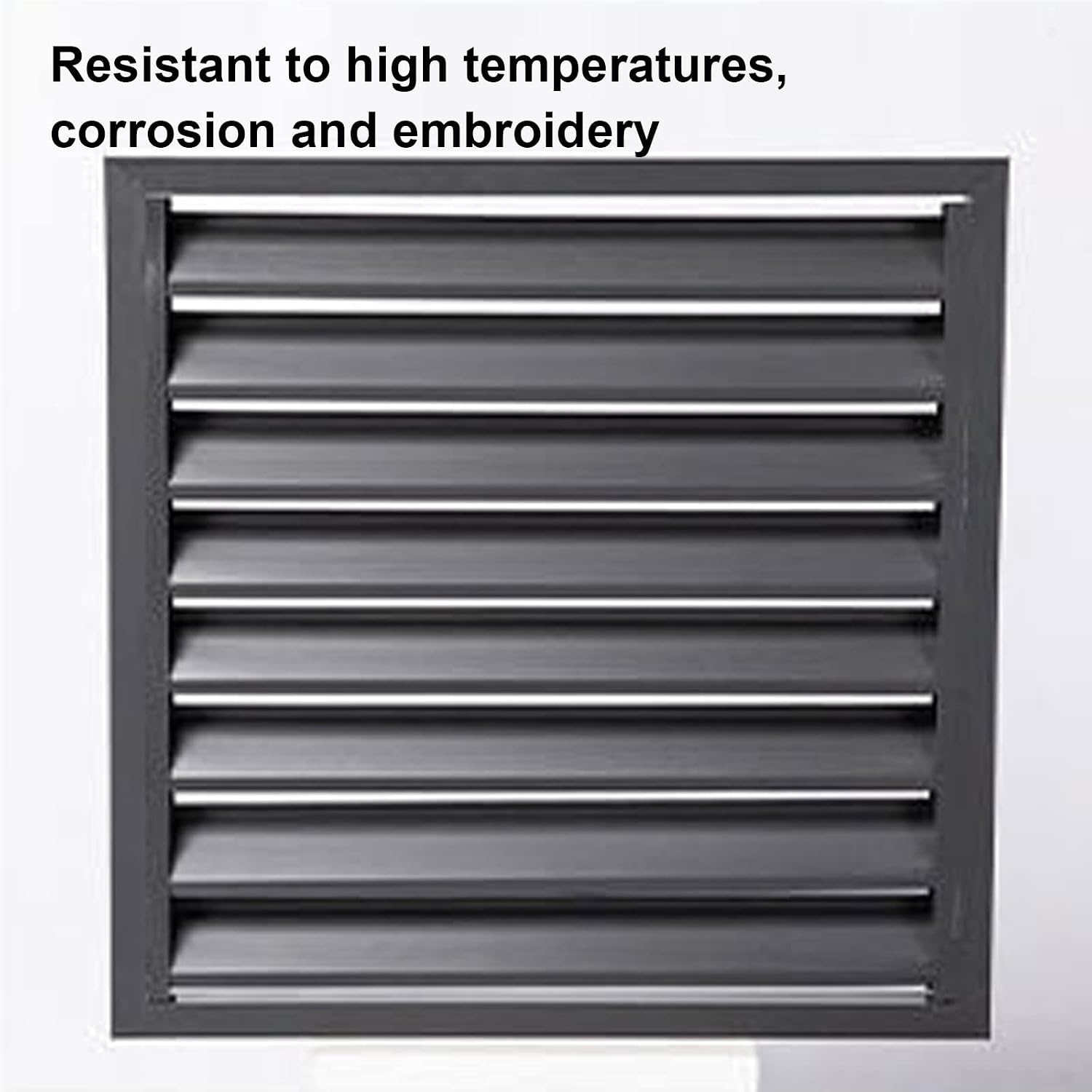 GENERIC Housse Marron Pour Climatiseur – Clôture En Alliage D'aluminium Pour Unité De Fenêtre AC Intérieur/extérieur, Protection Contre La Pluie, Solution élégante D'intimité Pour La Maison Et La Terrasse