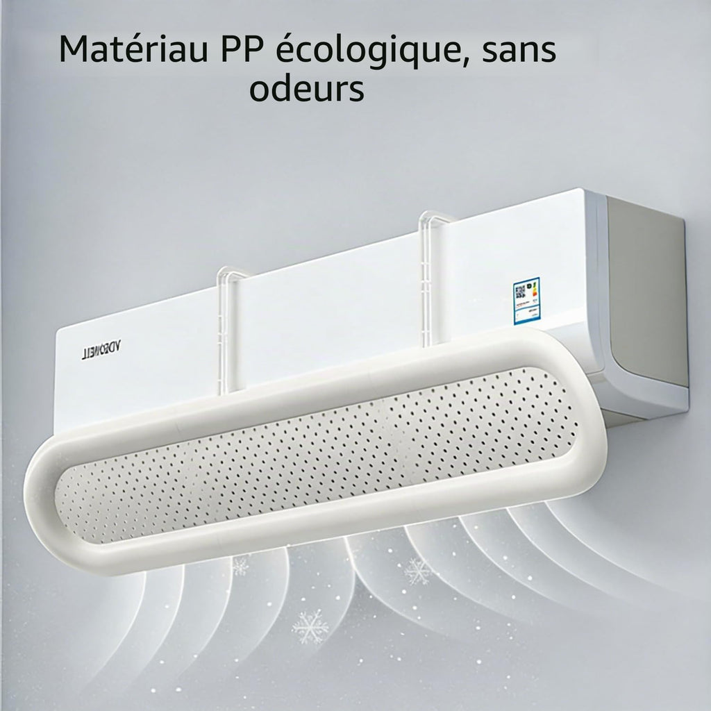  Déflecteur D'air Climatiseur Universel, Portable Et Réglable, Pour Climatiseurs Muraux Pour Maison/bureau, Personnes âgées, Bébés, Femmes Enceintes