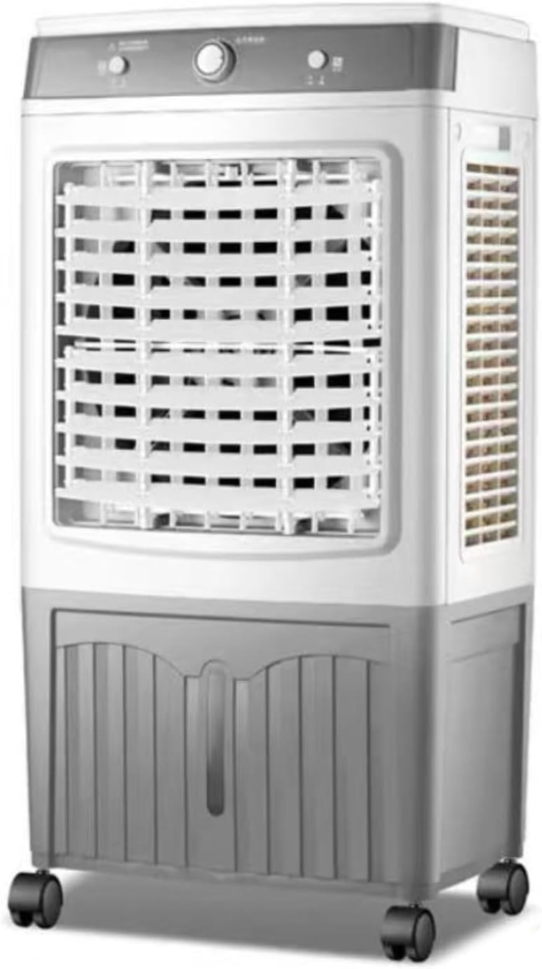 GENERIC Refroidisseur D'air évaporatif Portable 40L Avec Télécommande, 3 Vitesses Et Oscillation Automatique, Unité De Climatisation Mobile à économie D'énergie Pour La Chambre à Coucher De Bureau à Domicile,