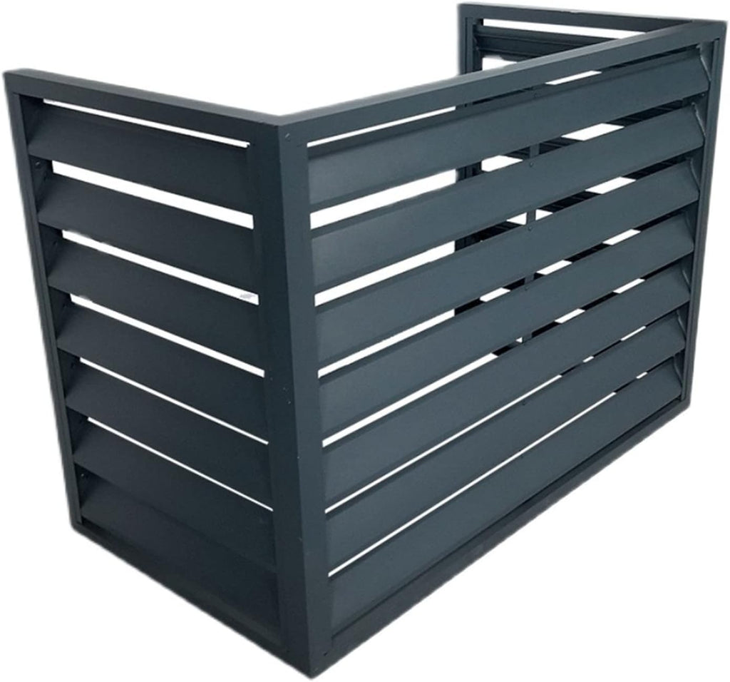  Housse En Aluminium Pour Climatiseurs MiniSplit Et Pompes à Chaleur Protection Extérieure Résistante Au Vol Et Aux Intempéries Compatible Avec Toutes Les Unités Standard