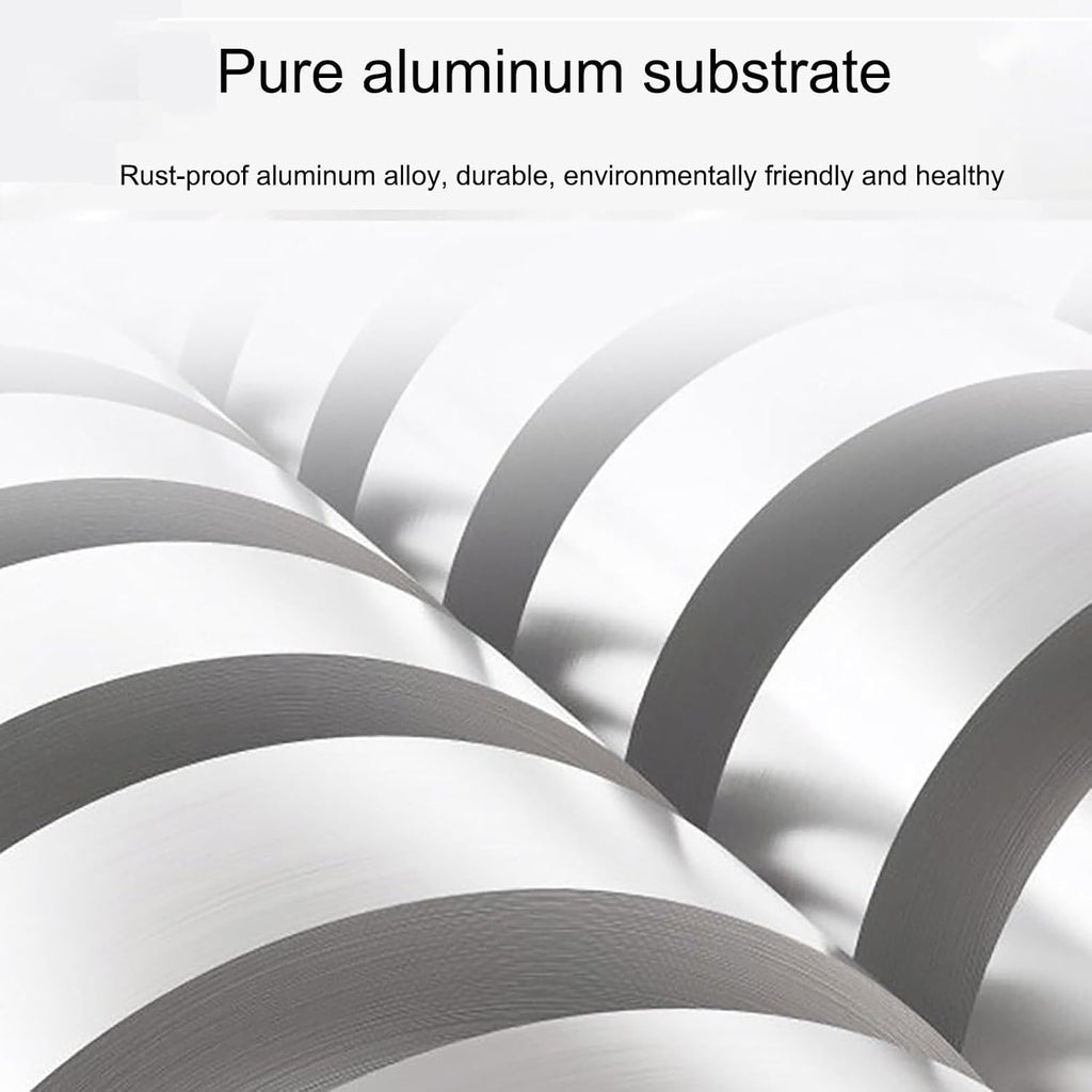 GENERIC Housse De Protection En Aluminium Pour Climatiseur Et Pompe à Chaleur, Condensateur Et Radiateur Résistant Aux Intempéries Pour Unités Extérieures, Design élégant Et Durable (blanc)