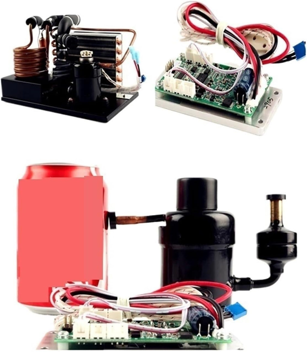  Climatiseur CC Refroidisseur Compact à Serpentin En Cuivre 48 V CC, Capacité De Refroidissement 130 W, Réfrigérant R134A, Unité De Réfrigération Portable