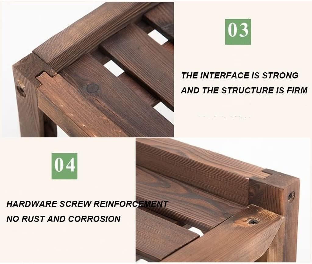  Cadre De Protection De Climatiseur En Bois Massif, Grille De Protection Pour Climatiseur Et Pompe à Chaleur, écran De Confidentialité Extérieur, Support De Fleurs Et De Poubelle
