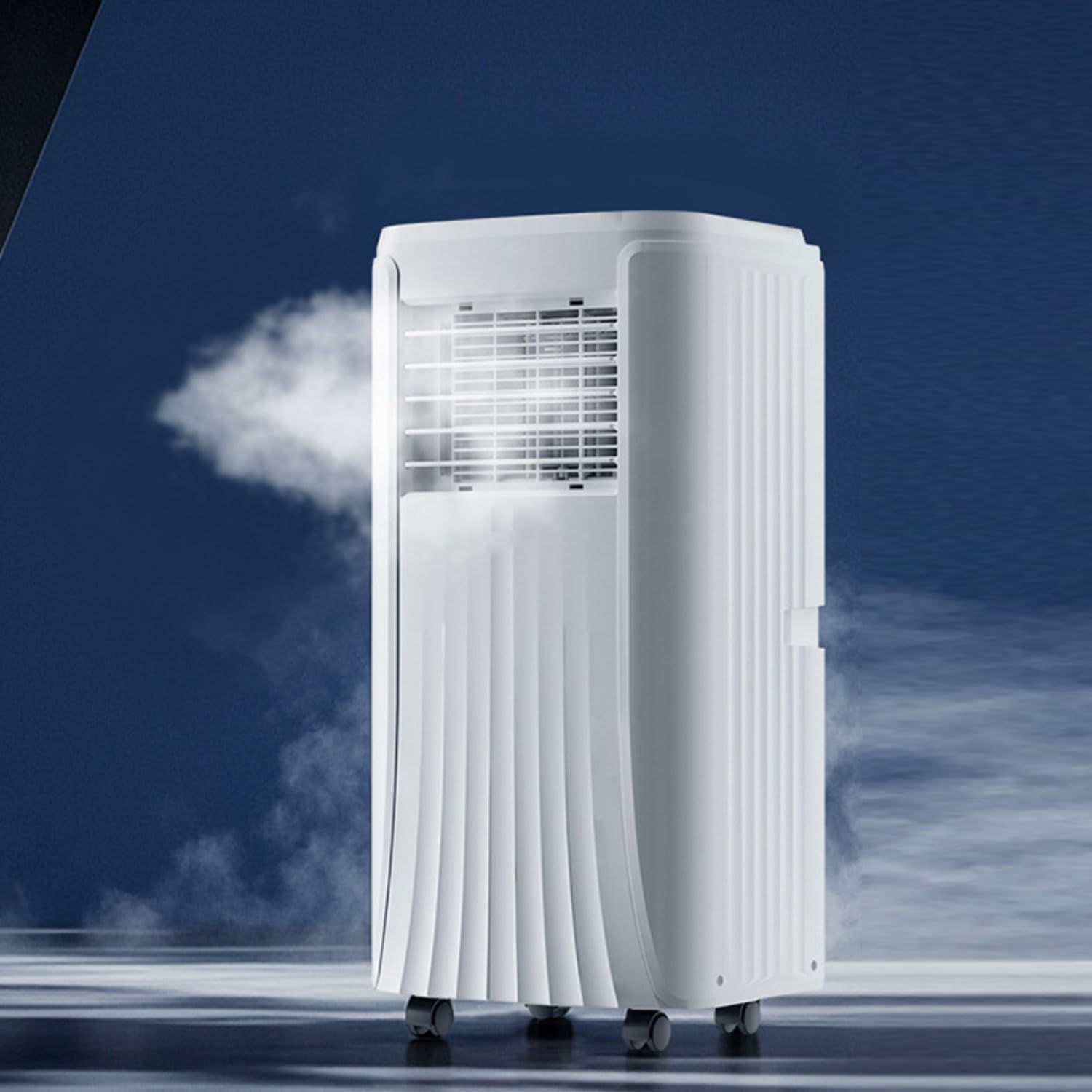  Climatiseur Portable, Refroidisseur D'évaporation 8000 BTU Avec Déshumidificateur Et Ventilateur.Dispose D'Une Télécommande, 120 Oscillation, Mode Sommeil Tranquelle.Idéal Pour La Chambre, Bureau, Usa