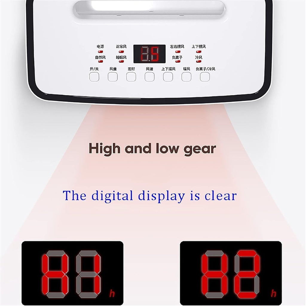 GENERIC Refroidisseur D'évaporation Portable Avec Télécommande - Unité De Refroidissement Et De Chauffage Mobile Efficace Pour L'intérieur Et L'extérieur