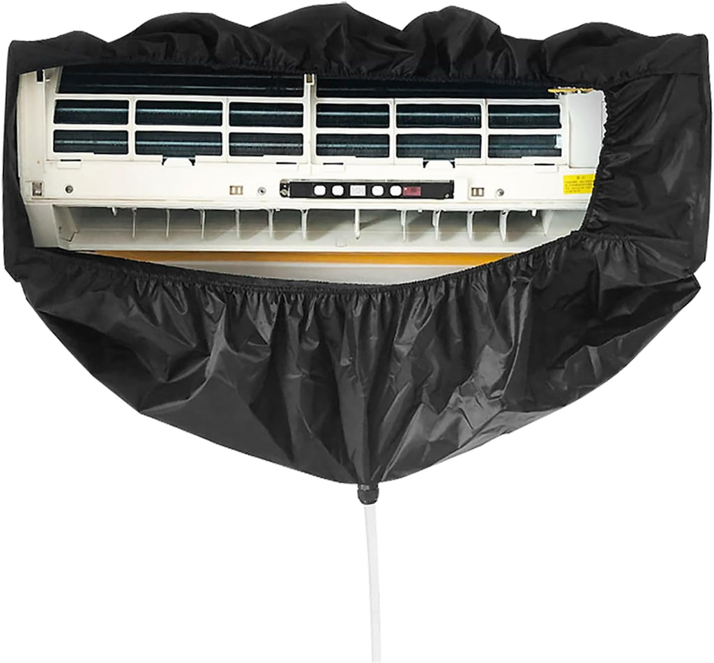  Housse De Protection Pour Le Nettoyage Des Unités Intérieures Des Climatiseurs, Hotte De Lavage Pour Climatiseur Mural étanche Et Poussière Avec Tuyau D'eau, Kit Nettoyage Climatisation Split