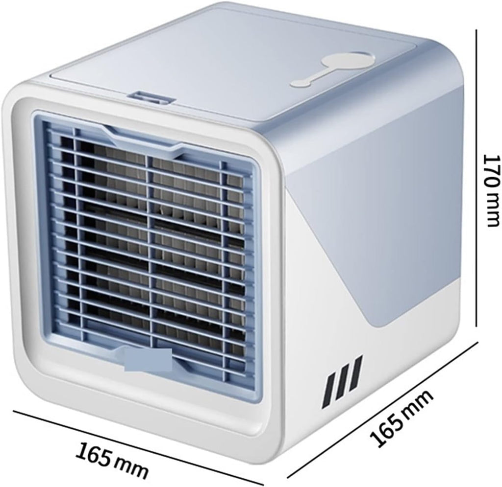  DieffematicKTY Climatiseur Mobile Mini Air Conditioner Personal Portable Air Cooler (Color : Sky Blue)