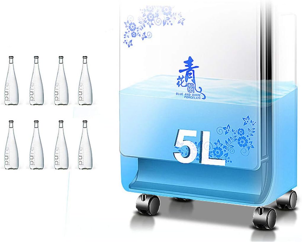  Portable Mobile Air Conditioner Refroidisseur 3 En 1 Réglable Air Climatiseur Silencieux Air Purifiant 5L Pour Maison Bureau Camping (Blue)