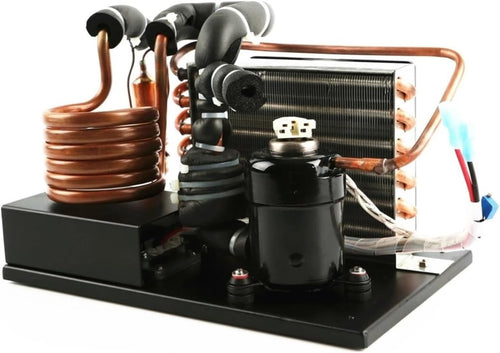  Climatiseur CC Refroidisseur Compact à Serpentin En Cuivre 48 V CC, Capacité De Refroidissement 130 W, Réfrigérant R134A, Unité De Réfrigération Portable