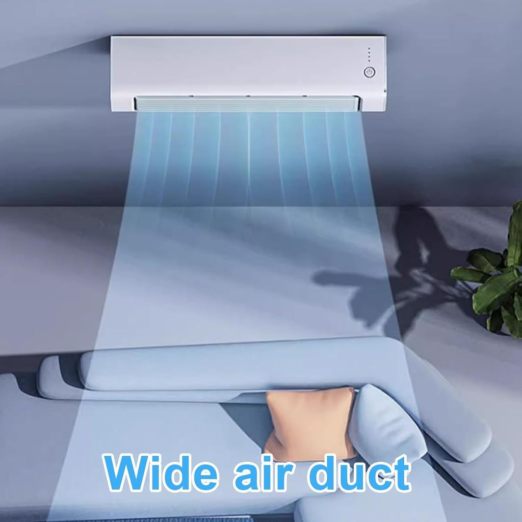GENERIC Refroidisseur D'air Portable Avec Ventilateur D'évaporation à Distance, Sans Lame, 3 Vitesses, Fonctionnement Silencieux Pour La Chambre De Bureau à Domicile, Support Mural
