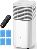  Climatiseurs Portables Sans Fenêtre Avec 4 Modes Et 3 Vitesses, Minuterie De 15 H Pour Arrêt Automatique Intelligent, Réservoir De 7,6 Litres Pour 20 H De Refroid