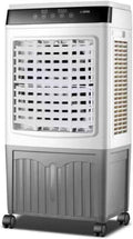 GENERIC Ventilateur De Refroidisseur D'air évaporatif Portable De 40L Avec Télécommande, Modes 3 Vitesses, Heureuse Et Roues De 7.5H, Humidificateur De Brime Silencieux Pour La Cuisine De Bureau De Chambre à