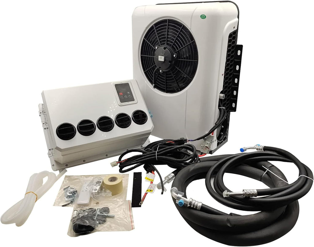 GENERIC Climatiseur De Véhicule Récréatif 12 V 6600 BTU Pour Camion, Fourgonnette | Refroidissement 100 % électrique économe En énergie Pour Camping-car Et Camping-car