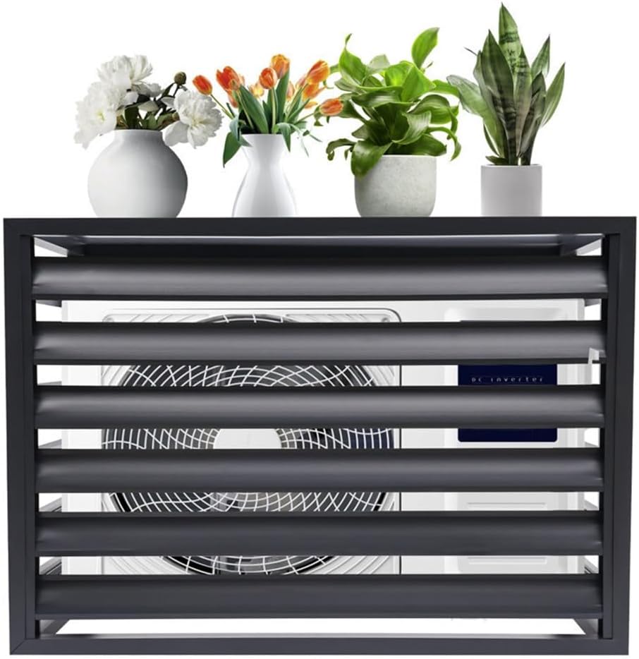  Housse De Protection Pour Condenseur De Climatiseur Extérieur - En Aluminium Durable, Résistante Aux Intempéries, Pour Climatiseurs Split, Compatible Avec Les Unités Exté