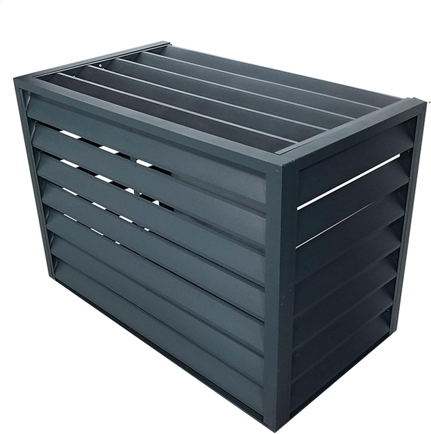  Housse De Protection Pour Climatiseur – Condensateur Extérieur Et Protection De Tuyau, Résistante Aux Intempéries, Dissimulation De Clôture, Matériau Extérieur, Idéale Pour Les Unités D'intérieur