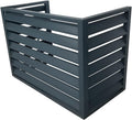 GENERIC Écran De Clôture Pour Climatiseur Extérieur – Volets En Alliage D'aluminium Et Housse Anti-corrosion Pour Unités Extérieures Noir Taille 1,5P : L1 – Protection Et Décoration Polyvalentes.
