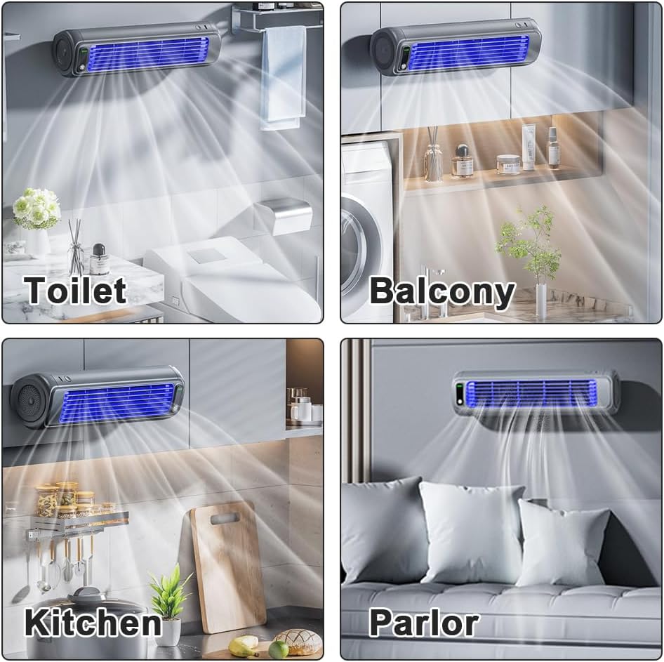  Cooling Ace,Climatiseurs Portables Rechargeables Avec 3 Vitesses Et Batterie De 2000 MAh Pour Chambre Et Terrass
