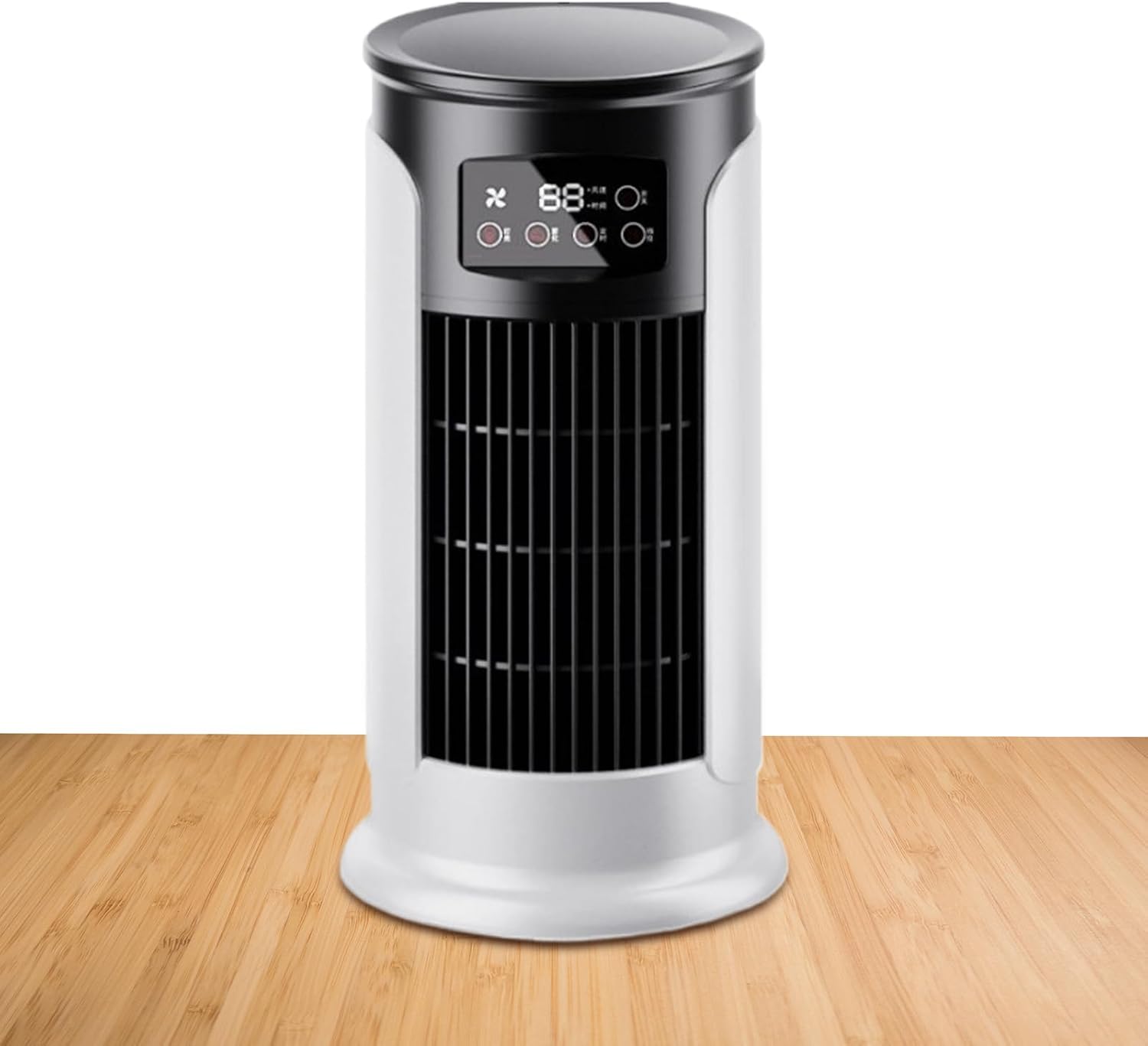  Ventilateur Climatiseur | Ventilateur Personnel Portable Rafraîchisseur D'Air - Minuterie Silencieuse Refroidisseur D'Air Réservoir 300 Ml Compact Pour Chambre Voiture Et Extérieur