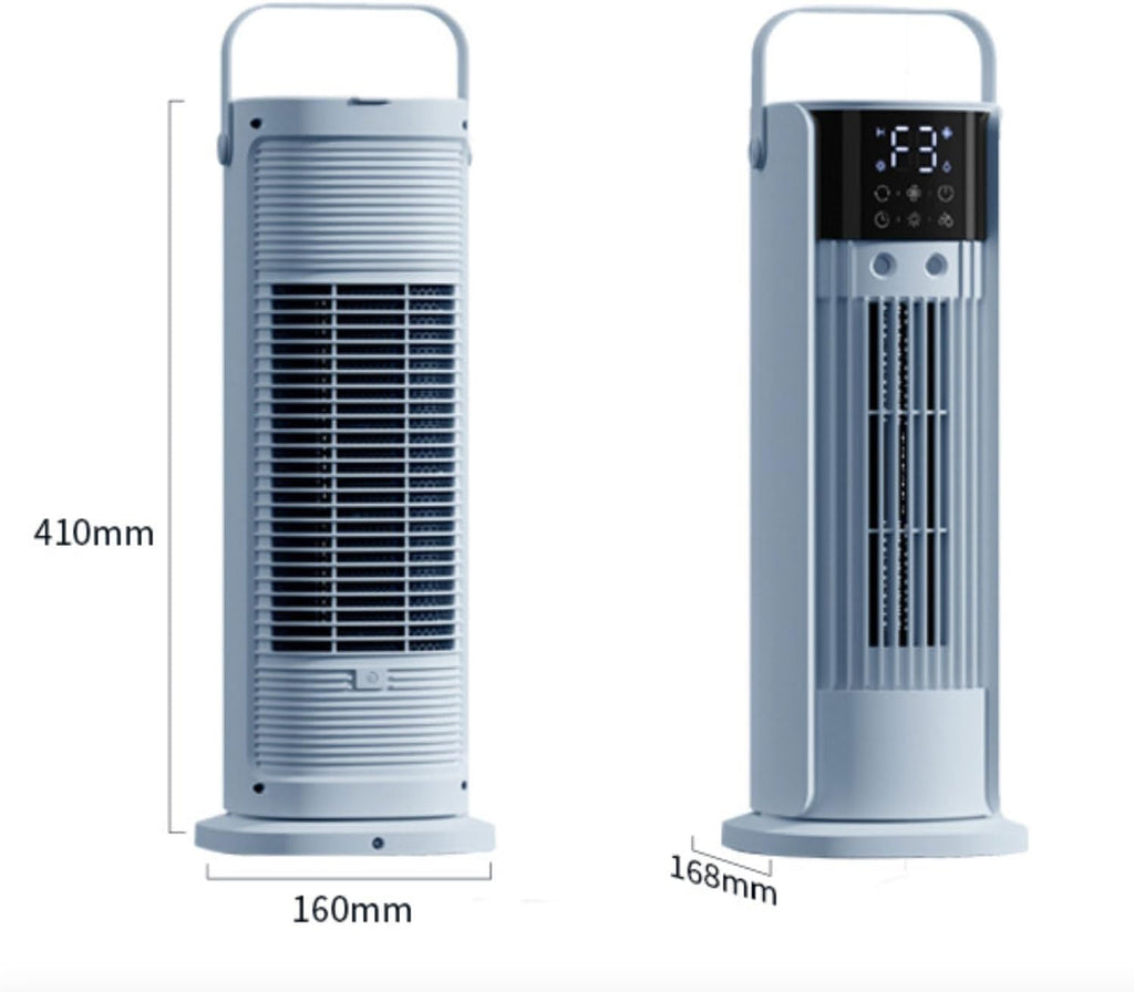 GENERIC Ventilateur De Tour Oscillant à 180°, Refroidisseur D'air évaporatif Portable Avec Télécommande, écran Tactile Numérique à 3 Vitesses, Humidificateur De Merde Silencieux Pour La Salle De Bureau à Domi