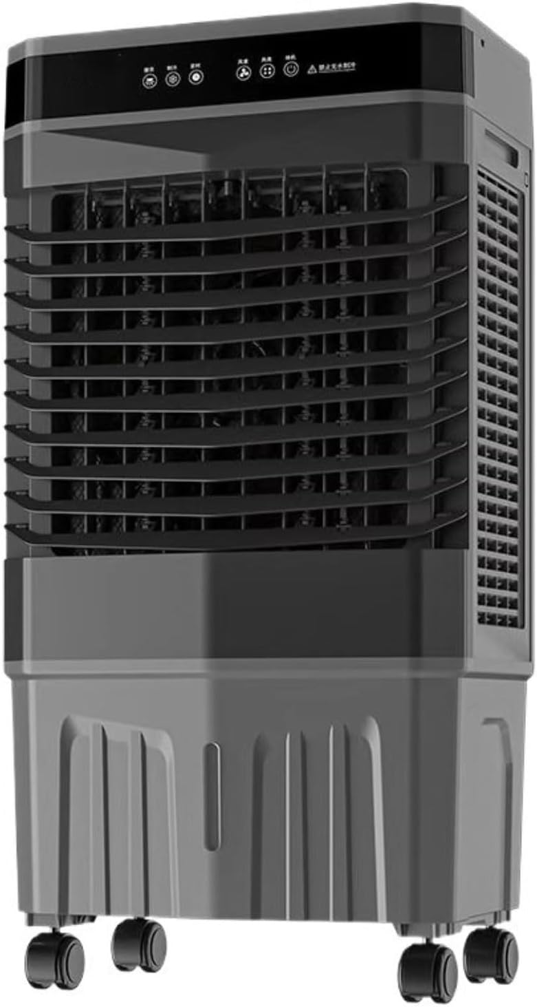 GENERIC Climatiseur Portable 3-en-1 écoénergétique Avec Télécommande, Oscillation à 120°, Réservoir D'eau Extra Large De 50 L Et Minuterie De 12 Heures.