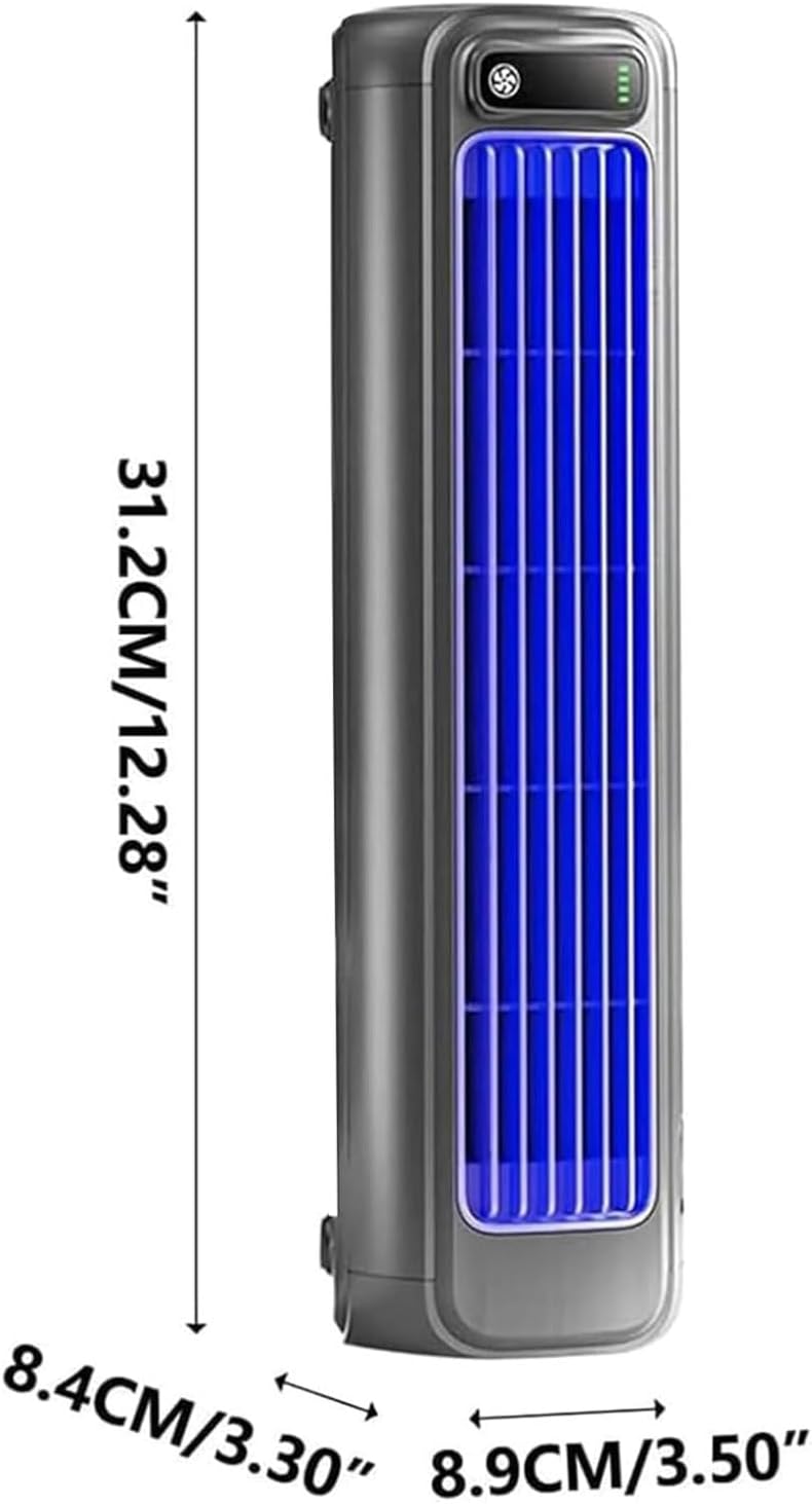  Mini Ventilateur De Refroidisseur D'air à 3 Vitesses, Tour De Bureau USB Portable Avec Refroidissement Silencieux Pour La Voiture De Bureau à Domicile.Aucune Installation Nécessaire.Design Compact Et