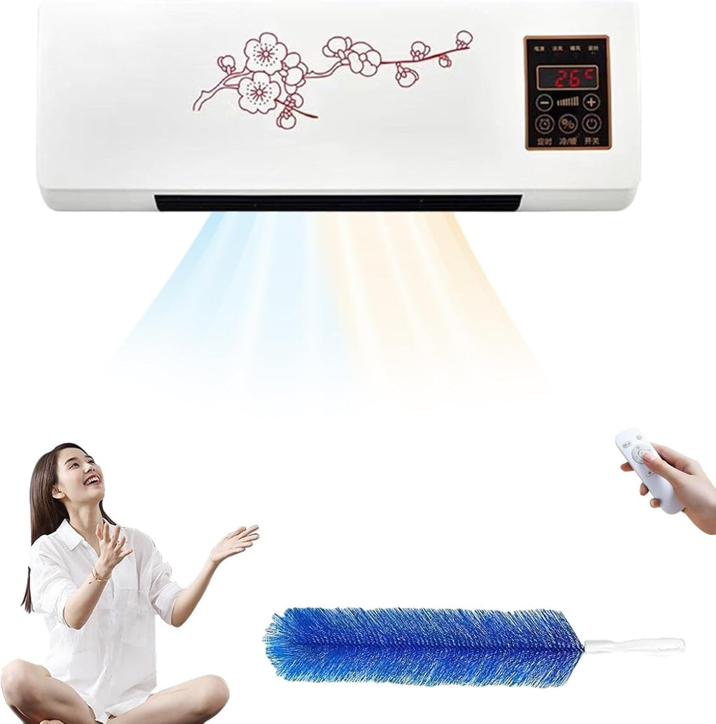  Mini Unité De Climatisation Murale, Climatiseur Portable Silencieux De 3500W Pour Le Bureau à Domicile, Chaleur Froide Rapide Avec Minuterie, Système De Refroidissement à économie D'énergie Facile D'i