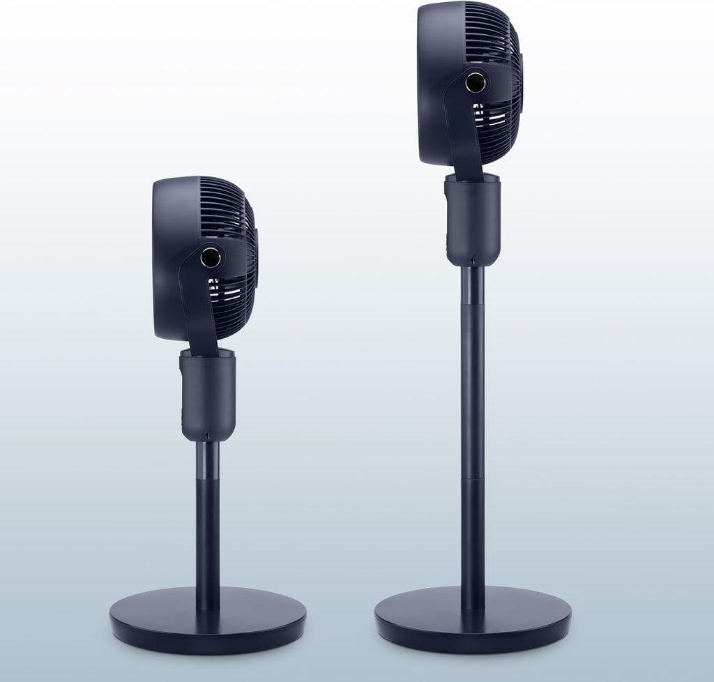  UFESA 3D50 Ventilateur De Circulation D'air Avec Oscillation 3D 360º, Multidirectionnel, 50W, 2 Hauteurs, 3 Vitesses, 3 Modes, 1m Haut, Télécommande, Minuterie, Écran LED, Nero