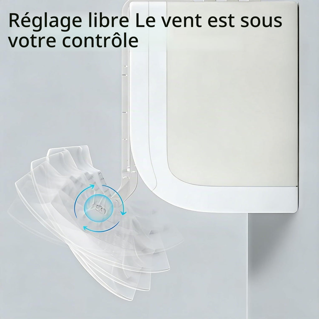  Déflecteur D'air Climatiseur Universel, Portable Et Réglable, Pour Climatiseurs Muraux Pour Maison/bureau, Personnes âgées, Bébés, Femmes Enceintes