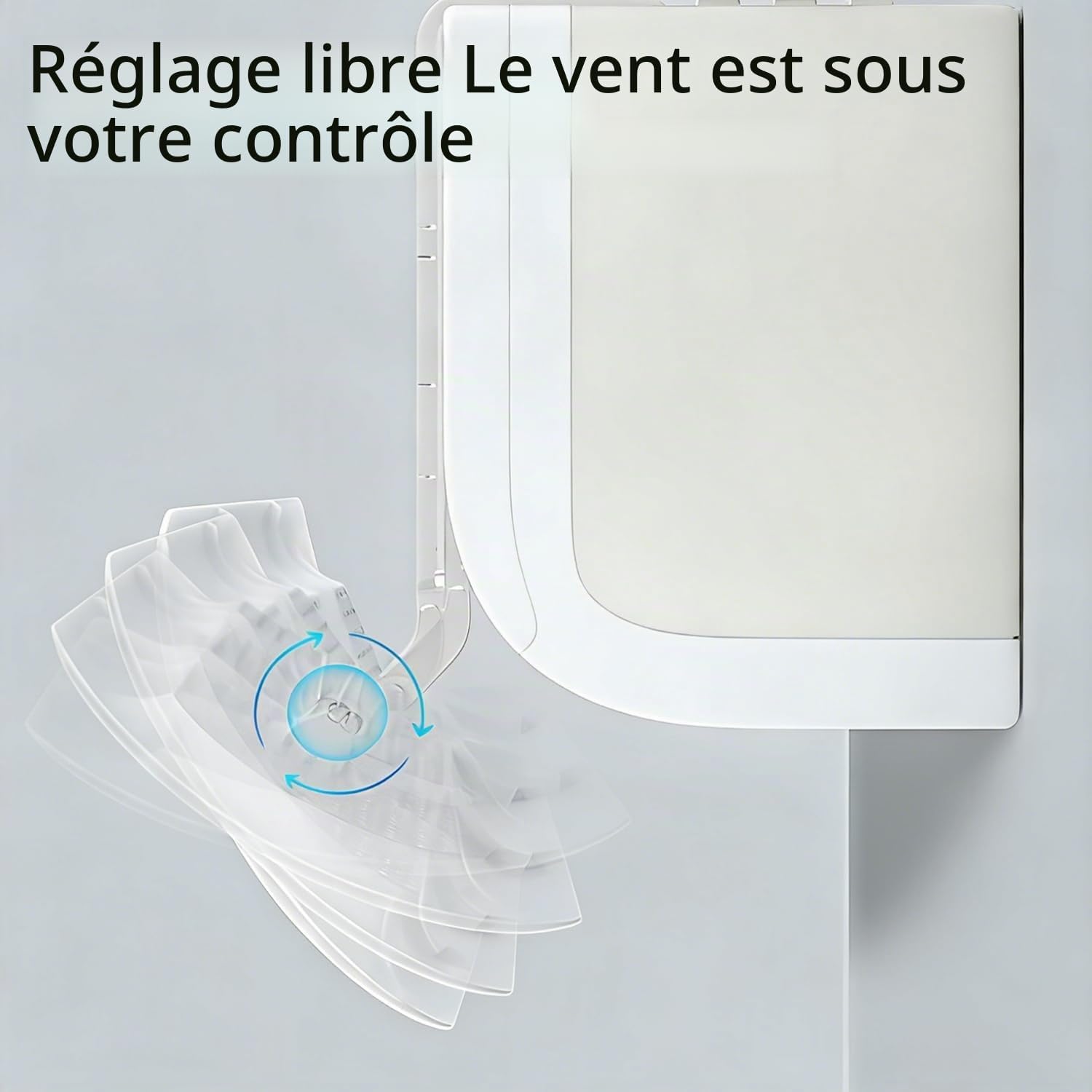  Déflecteur D'air Climatiseur Universel, Portable Et Réglable, Pour Climatiseurs Muraux Pour Maison/bureau, Personnes âgées, Bébés, Femmes Enceintes