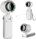  MERTTURM Mini Ventilateur 3 En 1 Turbo (12 H En Veille), Petit Et Portable, Avec 5 Niveaux De Vent Super Puissants, Moteur Sans Balais, Avec Batterie Rechargeable Pour L'extérieur