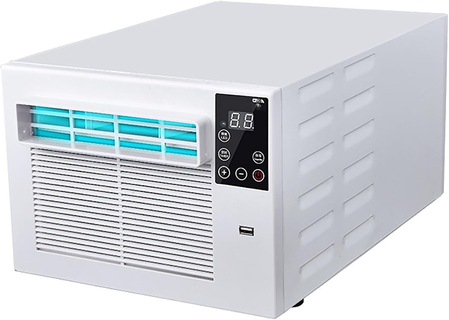  Climatiseur Portable Avec Déshumidificateur, Refroidissement Rapide Compact Mini AC Pour Chambre À Coucher Cuisine Dortoir Maison De Location