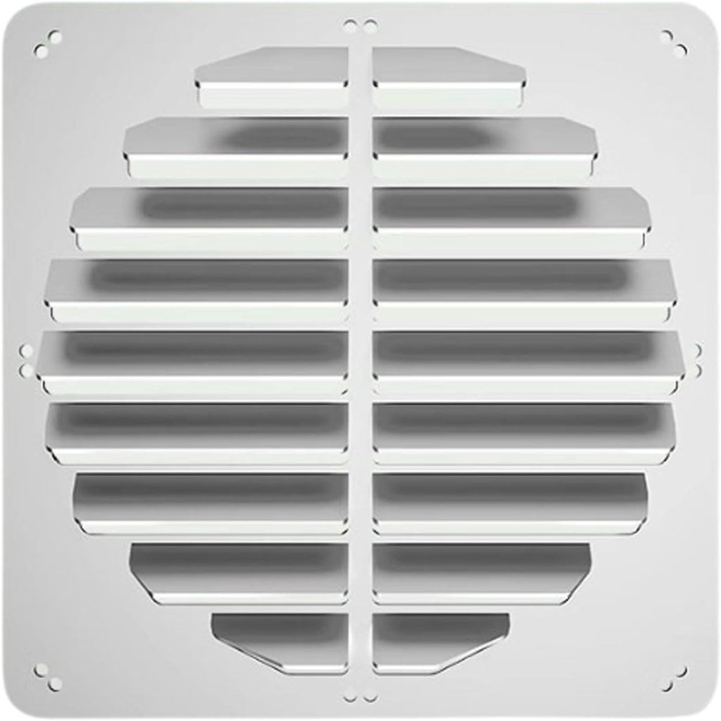  Vent DéFlecteur D'Obturateur En Acier Inoxydable,Couvercle De Guide De Vent De Déflecteur Anti-soufflage Direct,Anti-soufflage,Ventilation,pour Condenseur De Pompe à Chaleur