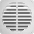  Vent DéFlecteur D'Obturateur En Acier Inoxydable,Couvercle De Guide De Vent De Déflecteur Anti-soufflage Direct,Anti-soufflage,Ventilation,pour Condenseur De Pompe à Chaleur