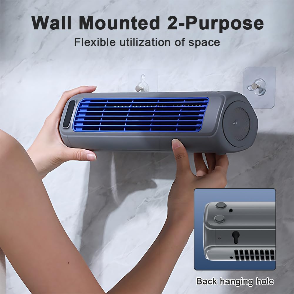  Cooling Ace,Climatiseurs Portables Rechargeables Avec 3 Vitesses Et Batterie De 2000 MAh Pour Chambre Et Terrass